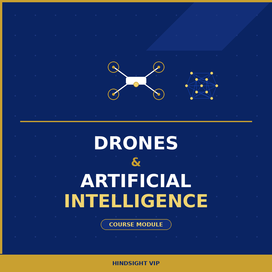 Drones & AI course cover