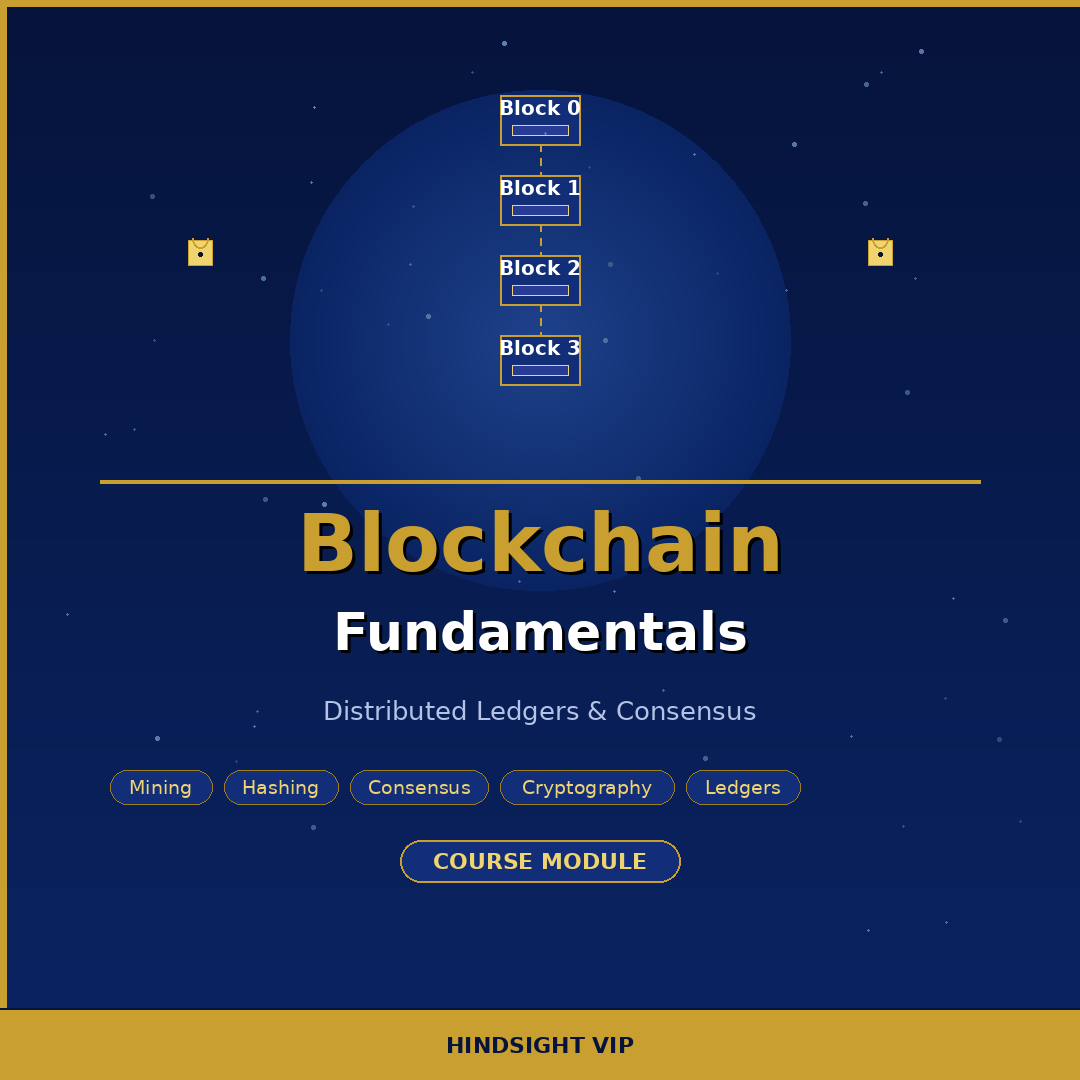 Blockchain Fundamentals course cover